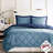 3m Comforter With Reversible Pattern And Odor Neutralizing Treatment 100% Down Alternative Flanged Shams
