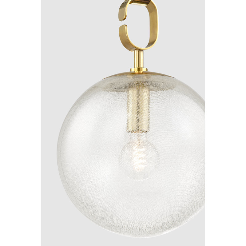 Nessa 1 Light Pendant, 30" H x 13" W x 13" D