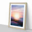 Sun upon the Mountain in Abstract - Picture Frame Graphic Art Print-55727223-55727225