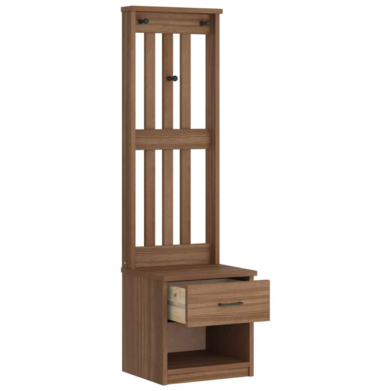 Bossard Hall Tree 45cm Wide, Walnut