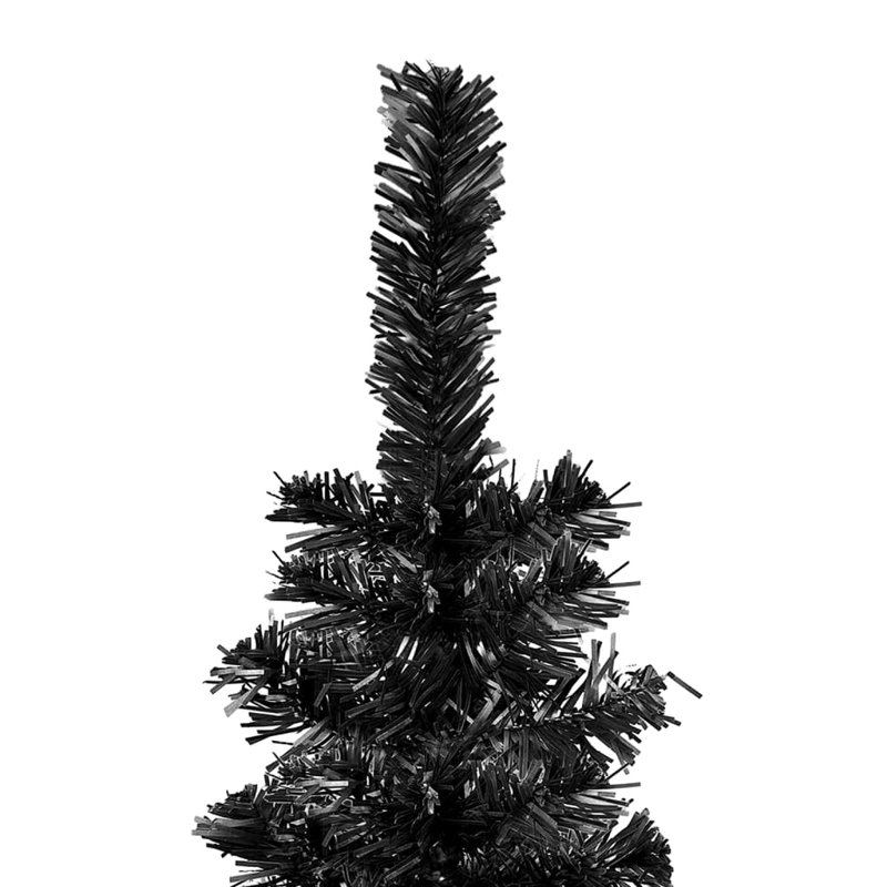 Arbre de Noël en PVC noir 7,9 pi Vidaxl