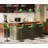 Swivel Upholstered Adjustable Height Counter Stool with Metal Frame-97865841