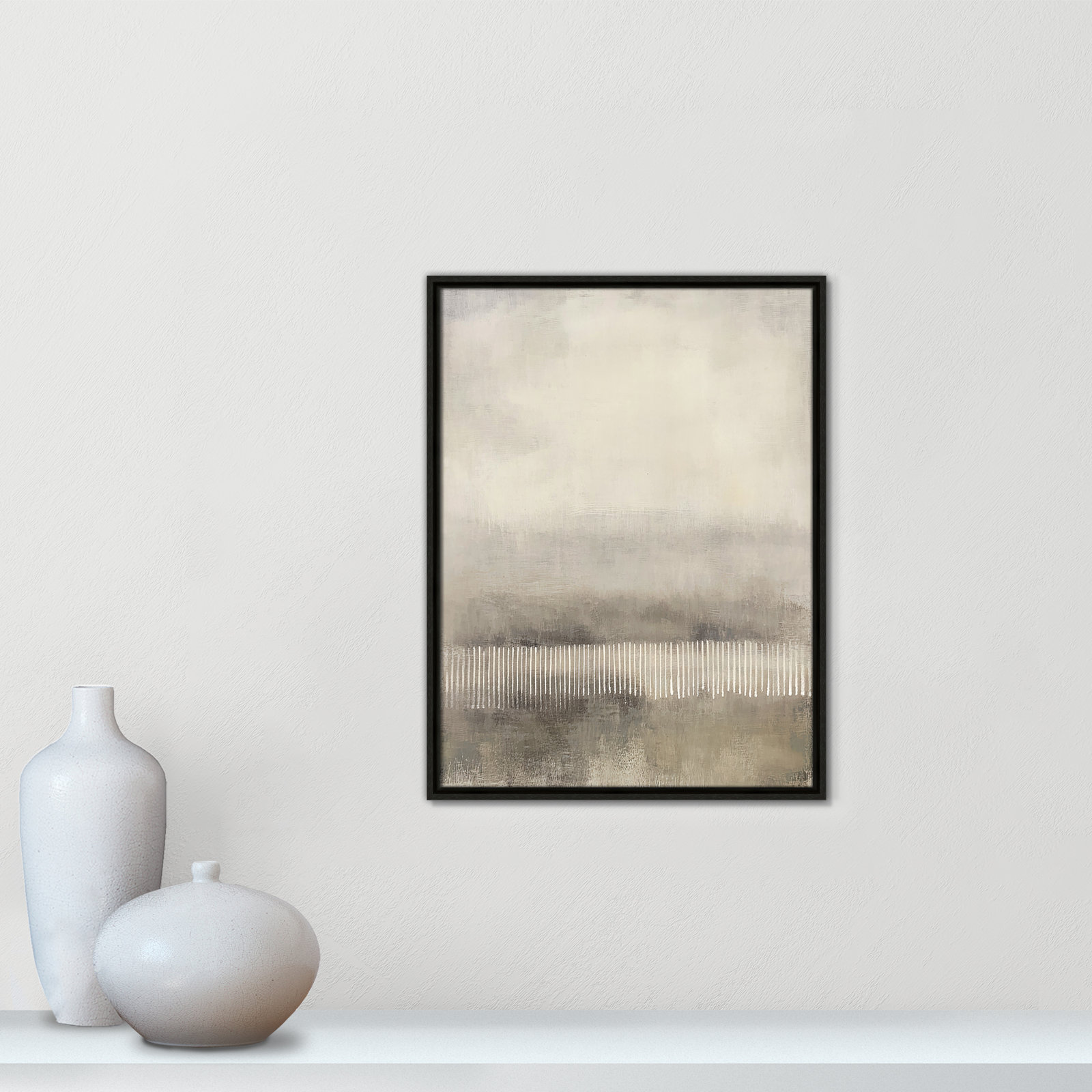 Balanced Silence I Print by Irena Orlov, 25.5" H x 19.5" W, Espresso Floater