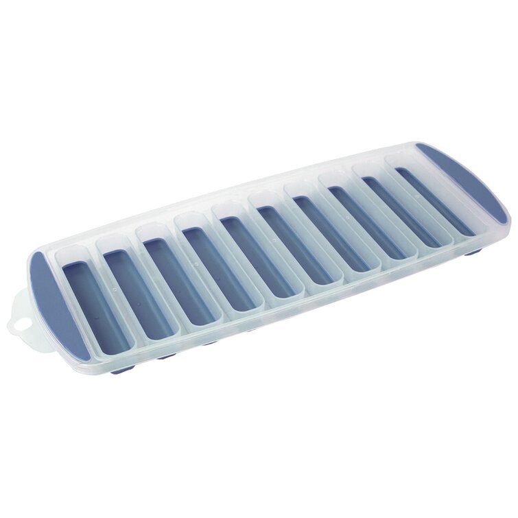 Rubbermaid Easy Release Blue Ice Cube Trays Holds 16 Cubes 1 Pack of 2 Trays  USA