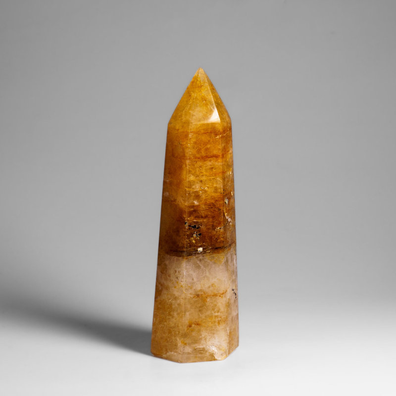 Genuine Polished Lemon Quartz Point (1.2 Lbs)