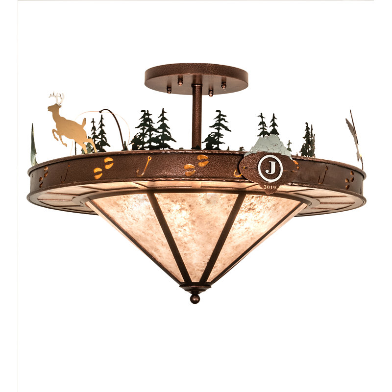 Wildlife Semi Flush Mount