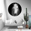 Curious White Horse Print-24078583