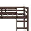 Lit mezzanine simple surélevé avec échelle-2028300184