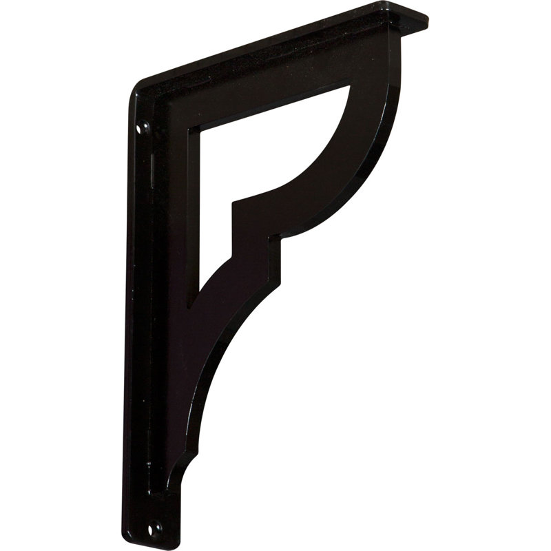 Support en fer forgé Bradford, 1,5 po x 10 po