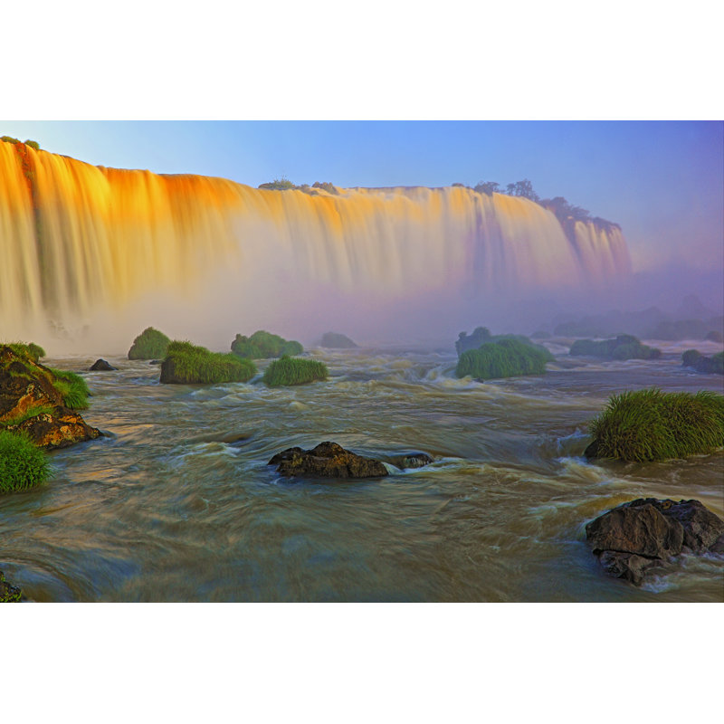Impressive Iguacu Falls by Agustavop - Wrapped Canvas Print, 20cm H x 30cm W
