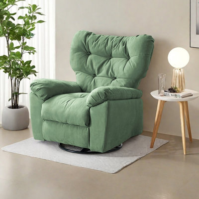 Ergonomic recliner in light luxury style