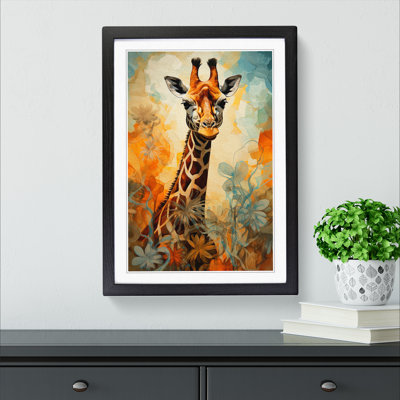 Giraffe Dadaism No.2 - Framed Print