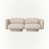Tissu beige est en rupture de stock
