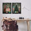«Modern Festive Holiday Decorating», ensemble de 2 toiles flottantes encadrées par Grace Popp-1212417366-1212417363