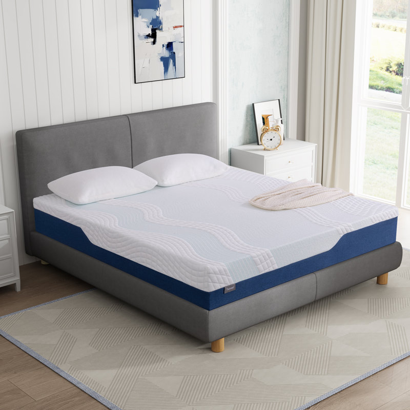 15, 18, 20 & 25 cm Gel Memory Foam Mattresses – 7-Zone Support, Lower Motion, Medium Feeling, Breathable Cover, 25 cm