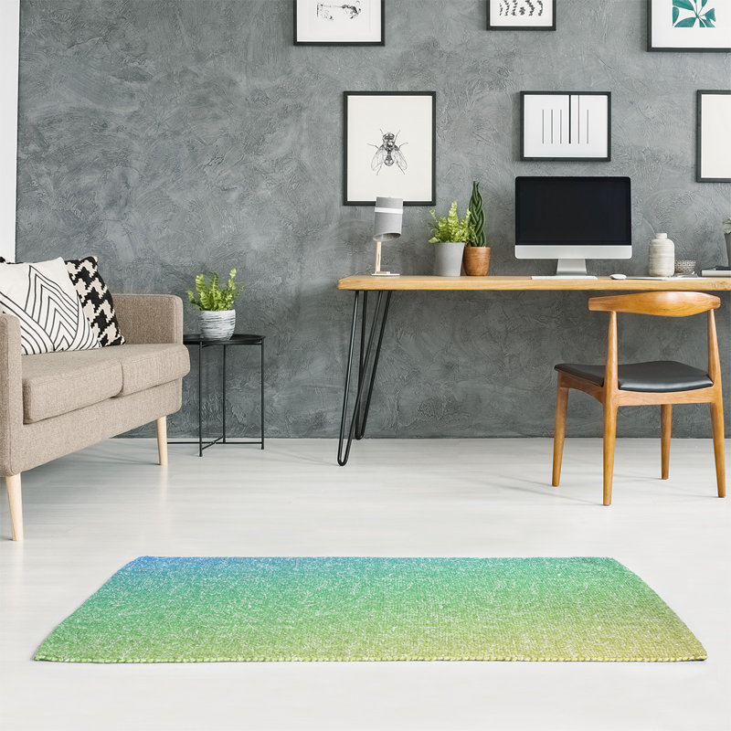 Chenille Floral Indoor Rug, Rectangle 5' x 7'