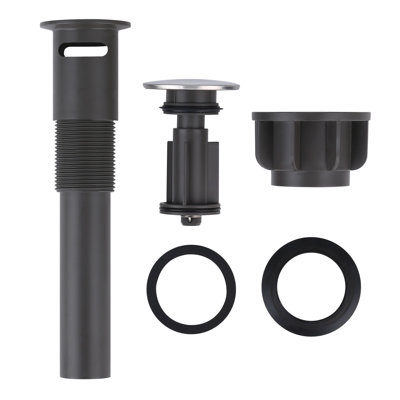 Pop-Up Bathroom Sink Drain with Overflow