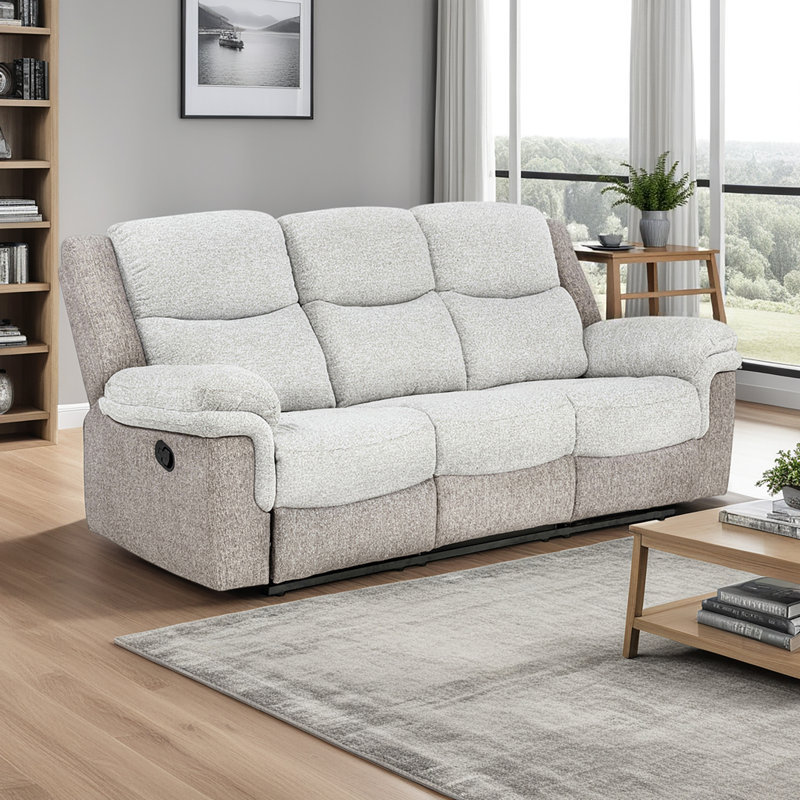Branice Manual Sofa, 3, 41" H x 86" W x 38" D