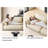 Beige Genuine Leather Modular Sofa-1991076647-1991076640