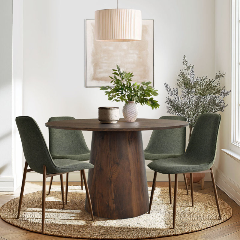 Benvinda 5-Piece Round Pedestal Dining Set