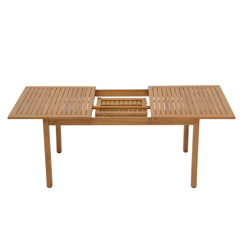 Kilani 78.7" L Rectangular 6-Person Outdoor Dining Set , White Performance