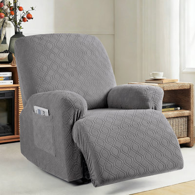Wald 3-Pieces Stretch Recliner Couch Covers Soft Reclining Sofa Slipcover Furniture Protector For Dogs Cats