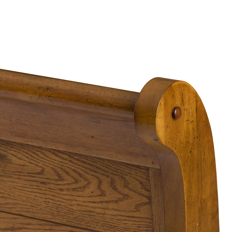 Lit-bateau Oconee, Naturel, Lit double