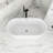 59'' Acrylic Freestanding Soaking Bathtub
