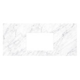 49" Single Bathroom Vanity Top in Carrara