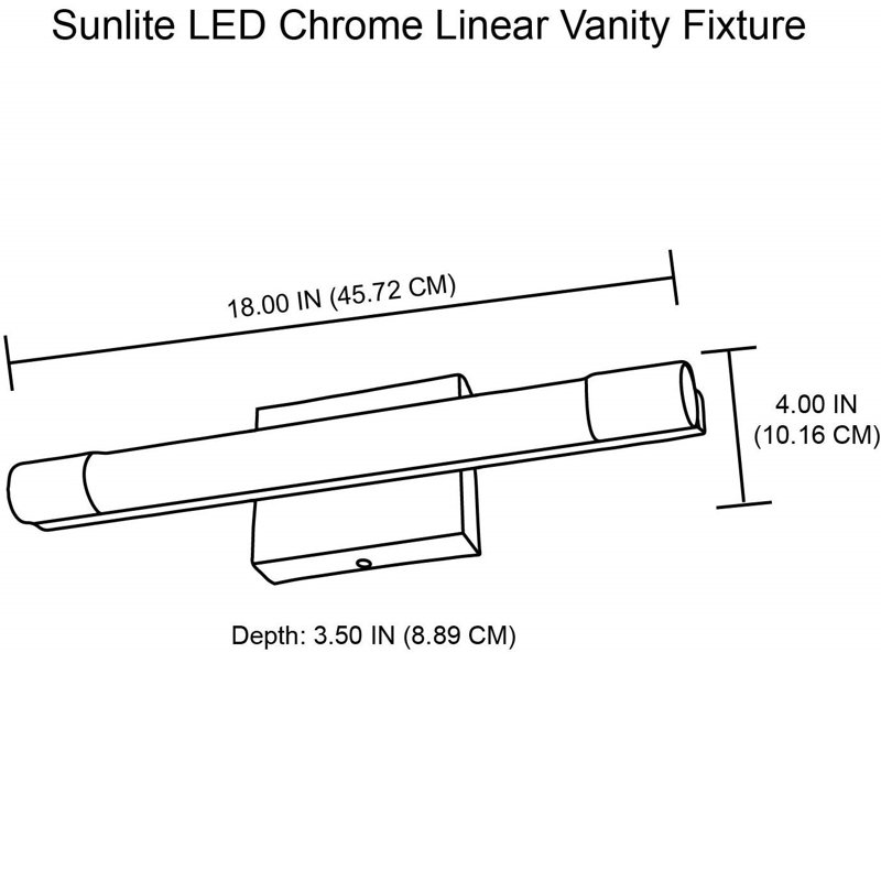 Able Dimmable LED Bath Bar, Warm White 