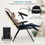 Caleena Mesh Patio Folding Chair Folding Chair