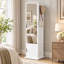 Armoire à bijoux rotative 4 en 1 avec miroir pleine grandeur pour chambre à coucher-1023210407