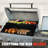 Monument Grills M405K Retro-Modern 4+1 Burner 52000 BTU Freestanding Gas Grill with Smoker Box, Clearview® Window Lid, Side Burner, LED Control Knobs & Cabinet, 630 Sq. In. Cooking Area-614307074-614307075