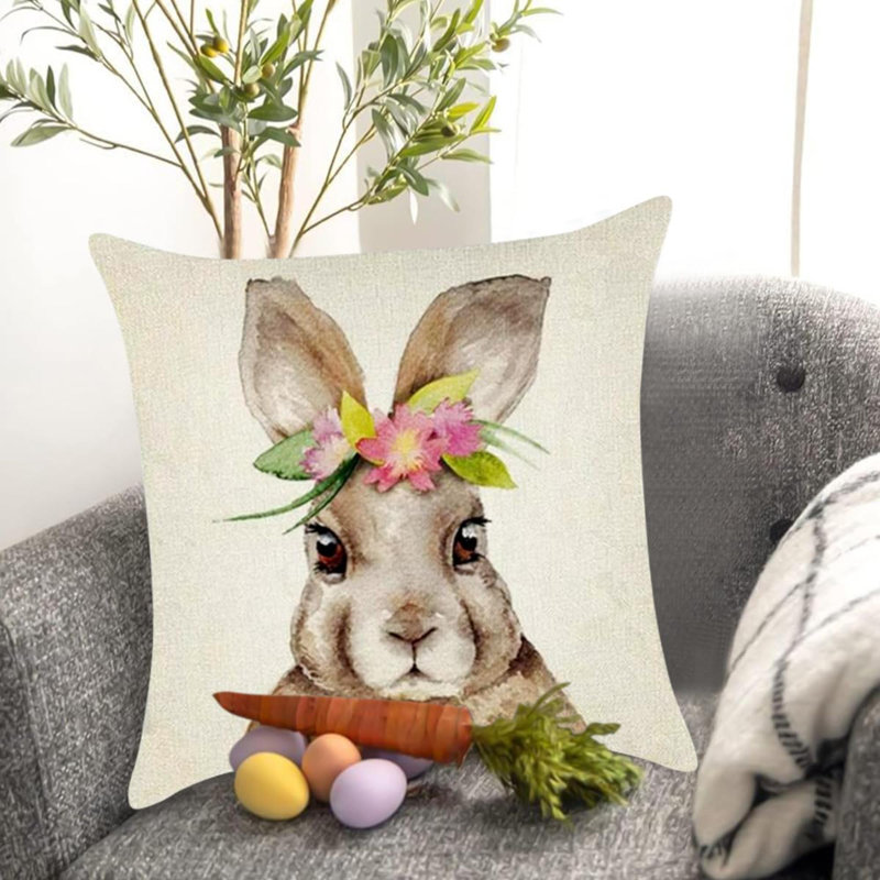 Housse de coussin réversible 