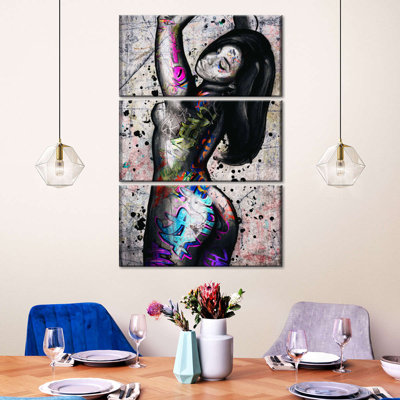 Reproduction d'art sur toile 3 pièces