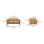 Juno Power Recliner Sofa Tan Leather