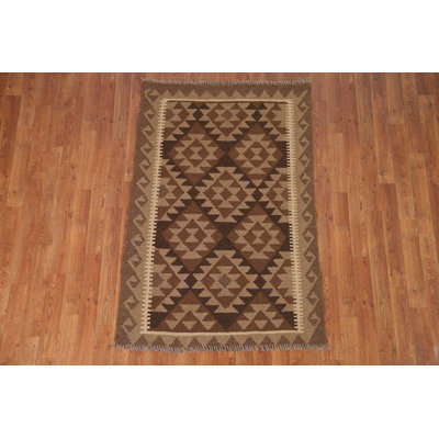 Tapis oriental géométrique Kilim 3 x 5
