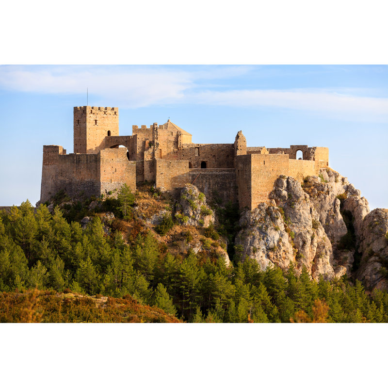 Castle Of Loarre by Nobilior - Wrapped Canvas Print, 61cm H x 91cm W x 3.8cm D