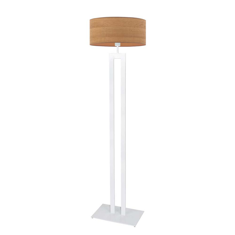 Bismilla 162cm Traditional Floor Lamp, White, Brown