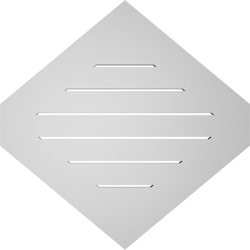 Pente verticale verticale en uréthane Signature, H 1 po x l 28 po x L 28 po