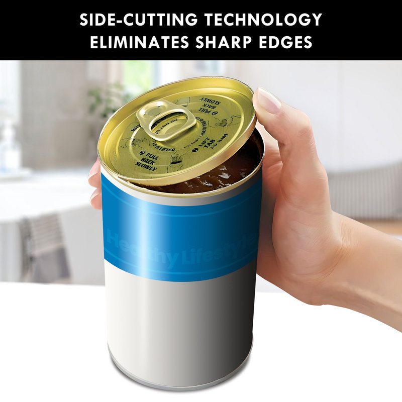 Kenmore Electric Automatic Can Opener One Touch, Smooth Edge, Stainless Steel