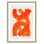 «Orange Strokes Print» par Haniff-129155876-129155894-129155870