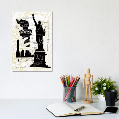 NY Deco II by Edward Selkirk - Wrapped Canvas Gallery-Wrapped Canvas Giclée
