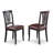 5 Piece Dinette Set for 4 Includes a Round Dining Room Table with Dropleaf and 4 Faux Leather Kitchen Dining Chairs, 42x42 Inch-919960883