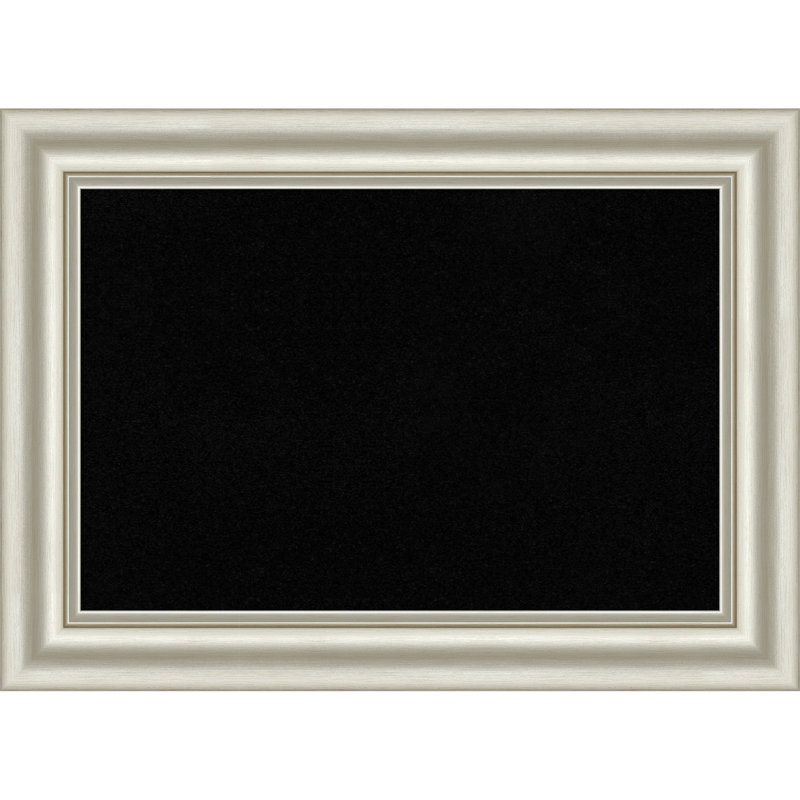 Tableau blanc Sophia, tableau blanc en liège, tableau d'organisation, tableau d'affichage, H 22 po x l 30 po, Noir