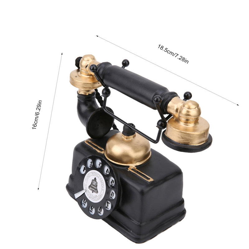 Décor rétro de téléphones fixes, téléphone payant, téléphone rétro, cadran rotatif à l'ancienne pour hôtel