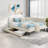 Upholstered Daybed With 2 Storage Drawers And Adjustable Side Rail