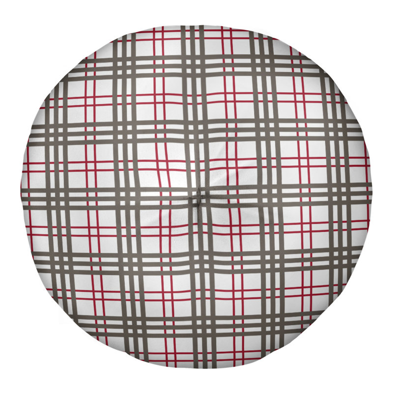 Housse et insert pour coussin de luxe New York Fly Football, 30 po x 30 po, Blanc / rouge / étain