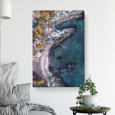 Coastline of Sweden - Wrapped Canvas