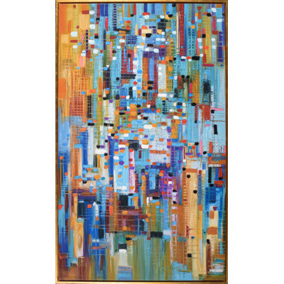 «City 1» par Ekaterina Ermilkina - peinture sur toile